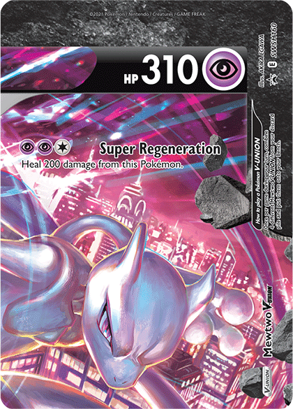 Mewtwo V-Union (SWSH160) [Sword & Shield: Black Star Promos] Pokemon Single Pokémon  | Multizone: Comics And Games