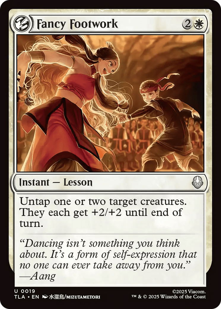 Fancy Footwork [Avatar: The Last Airbender] MTG Single Magic: The Gathering  | Multizone: Comics And Games