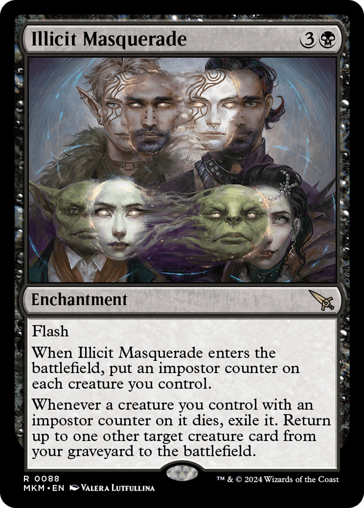 Illicit Masquerade [Murders at Karlov Manor] MTG Single Magic: The Gathering  | Multizone: Comics And Games