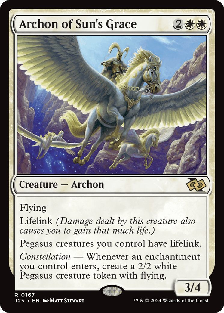 Archon of Sun's Grace [Foundations Jumpstart] MTG Single Magic: The Gathering  | Multizone: Comics And Games