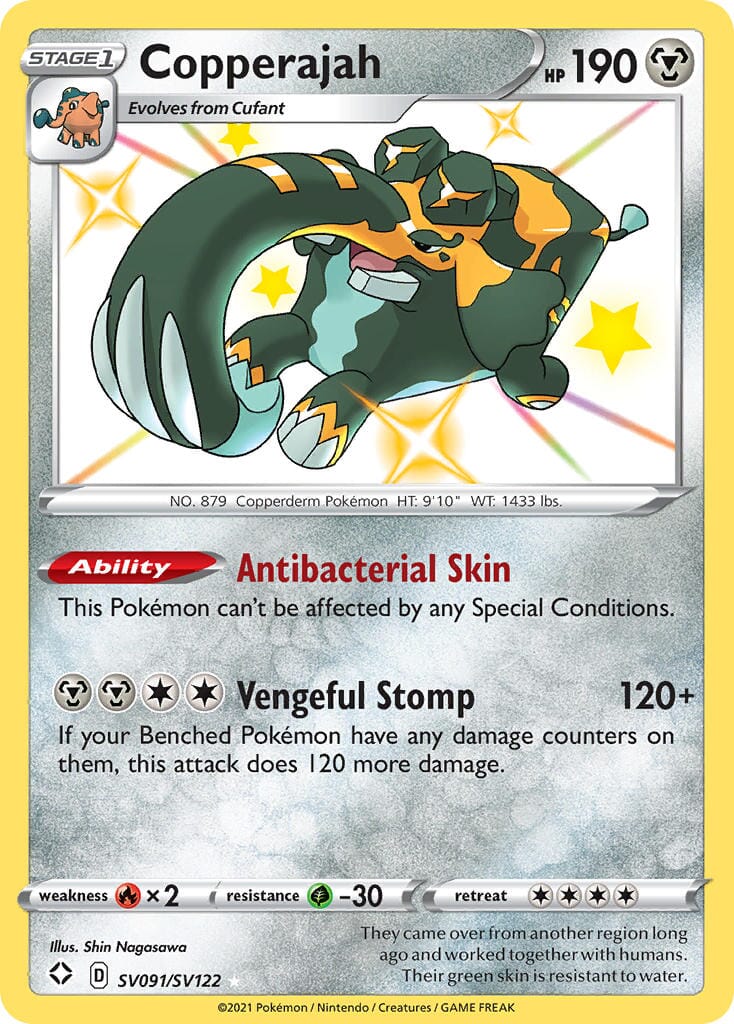 Copperajah (SV091/SV122) [Sword & Shield: Shining Fates] Pokemon Single Pokémon  | Multizone: Comics And Games
