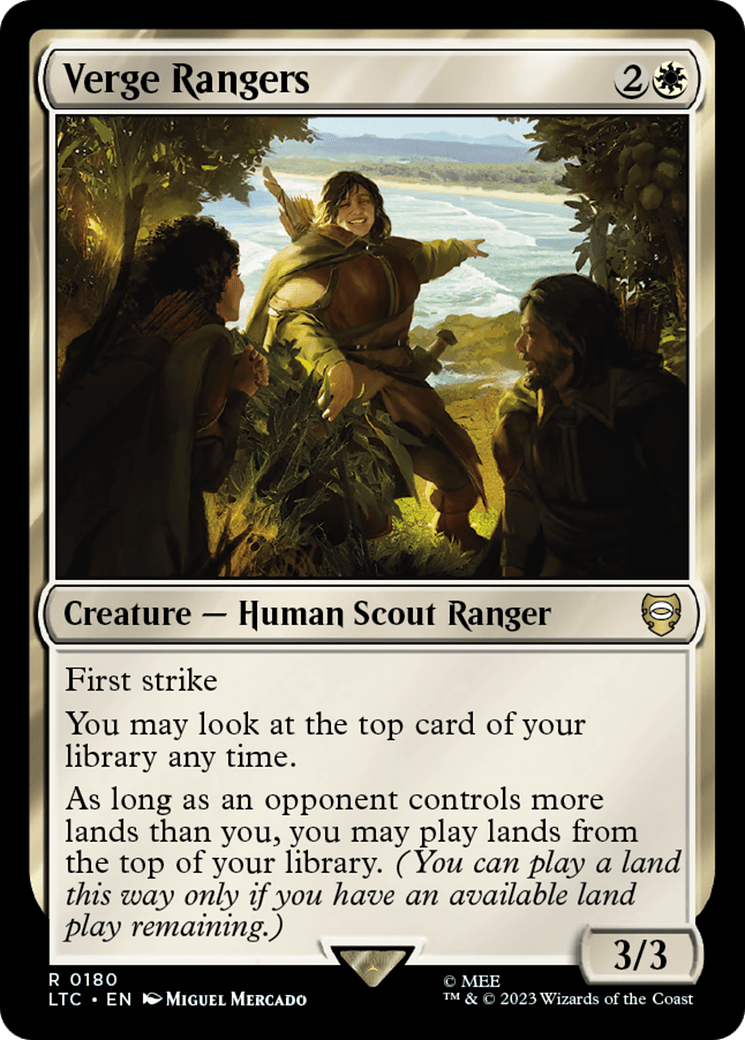 Verge Rangers [The Lord of the Rings: Tales of Middle-Earth Commander] MTG Single Magic: The Gathering  | Multizone: Comics And Games