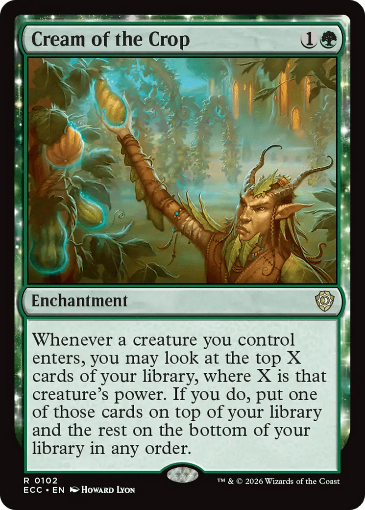 Cream of the Crop [Lorwyn Eclipsed Commander] MTG Single Magic: The Gathering  | Multizone: Comics And Games