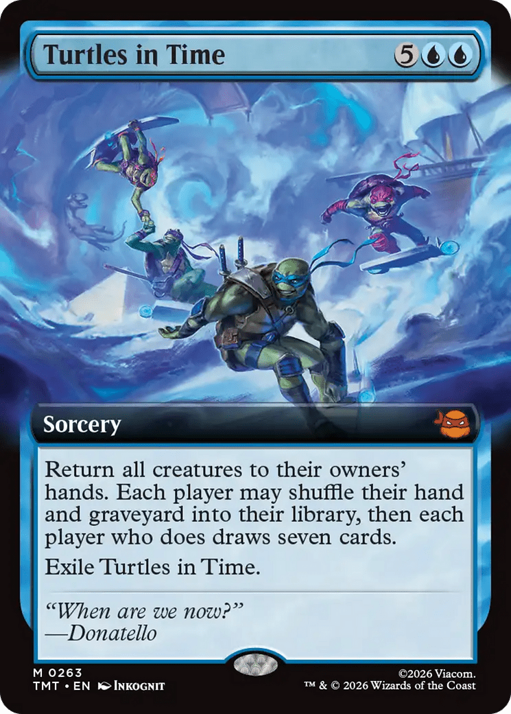 Turtles in Time (Extended Art) [Teenage Mutant Ninja Turtles] MTG Single Magic: The Gathering  | Multizone: Comics And Games