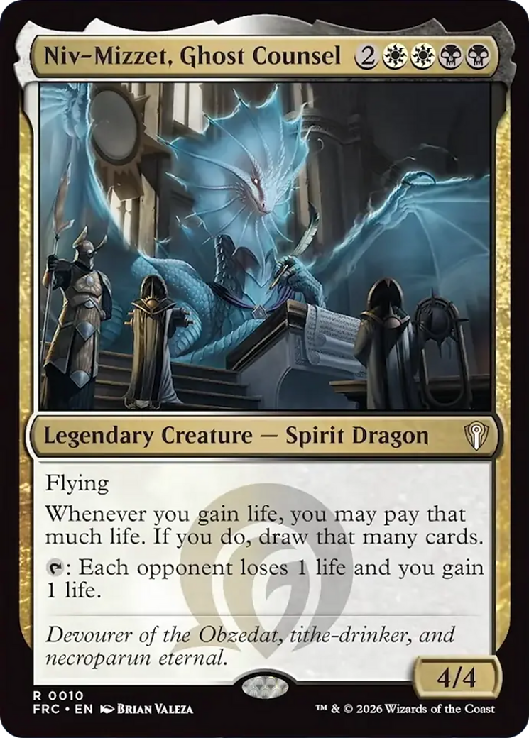 Niv-Mizzet, Ghost Counsel [Reality Fracture Commander] | Multizone: Comics And Games