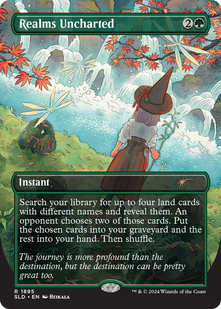 Realms Uncharted (Rainbow Foil) [Secret Lair Drop Series] MTG Single Magic: The Gathering  | Multizone: Comics And Games