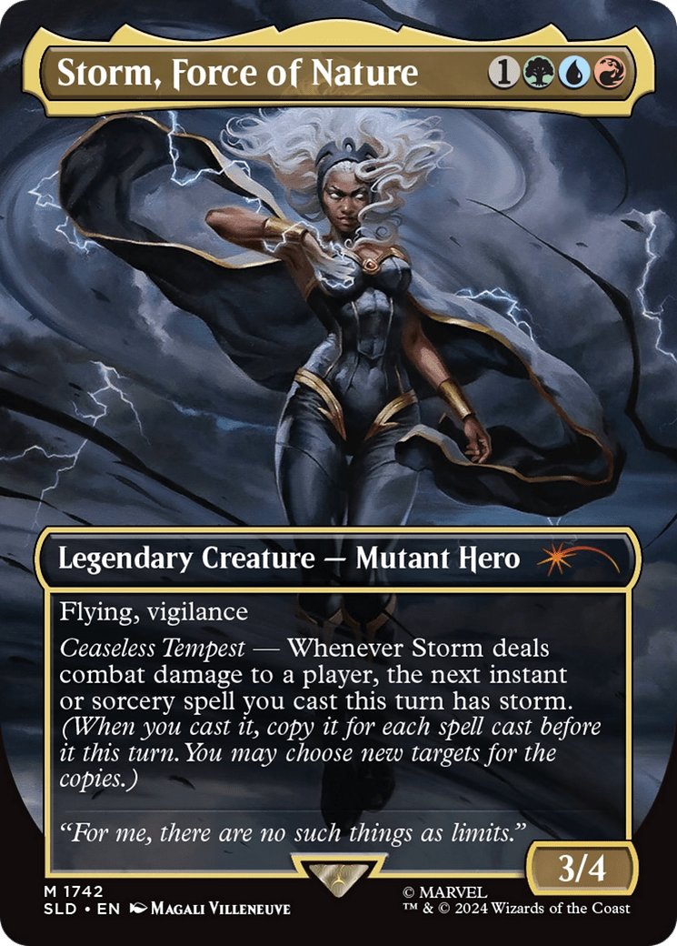 Storm, Force of Nature (Rainbow Foil) [Secret Lair Drop Series] MTG Single Magic: The Gathering  | Multizone: Comics And Games