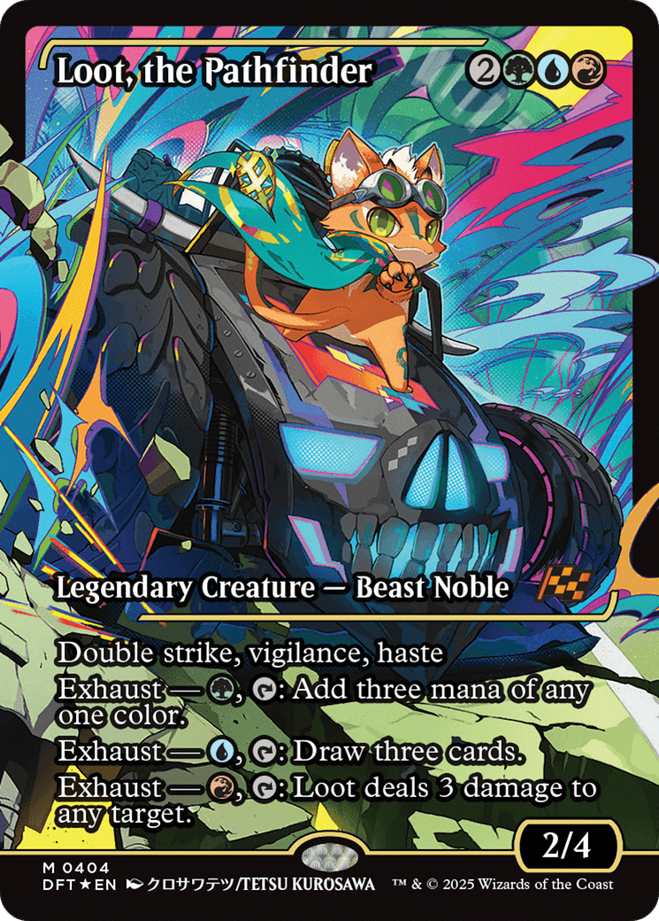 Loot, the Pathfinder (Showcase) [Aetherdrift] MTG Single Magic: The Gathering  | Multizone: Comics And Games