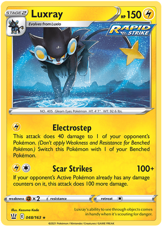 Luxray (048/163) [Sword & Shield: Battle Styles] Pokemon Single Pokémon  | Multizone: Comics And Games