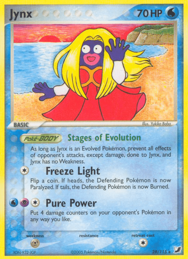 Jynx (28/115) [EX: Unseen Forces] Pokemon Single Pokémon  | Multizone: Comics And Games