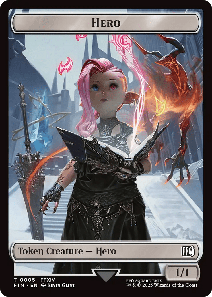 Hero (0005) // Treasure Double-Sided Token [FINAL FANTASY Tokens] MTG Single Magic: The Gathering  | Multizone: Comics And Games