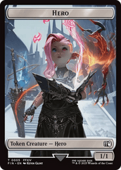 Hero (0005) // Wizard (0015) Double-Sided Token [FINAL FANTASY Tokens] MTG Single Magic: The Gathering  | Multizone: Comics And Games