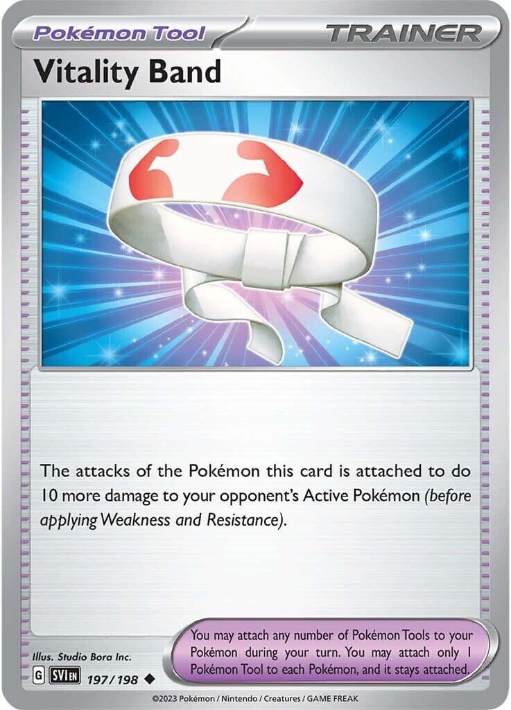 Vitality Band (197/198) [Scarlet & Violet: Base Set] Pokemon Single Pokémon  | Multizone: Comics And Games