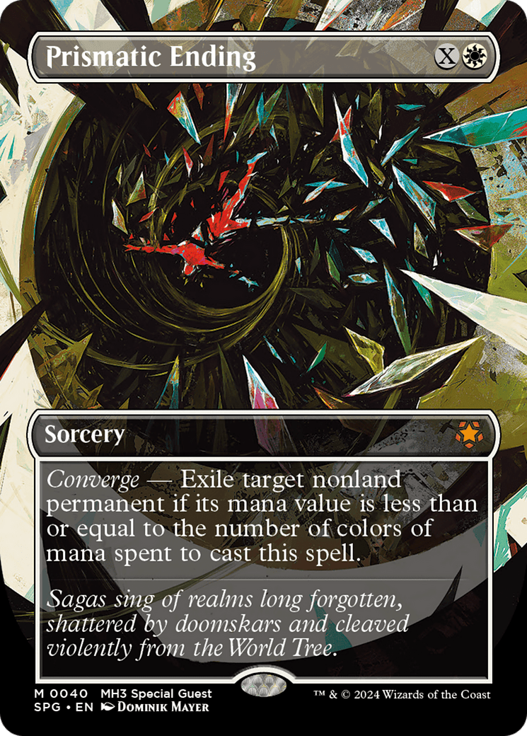 Prismatic Ending (Borderless) [Modern Horizons 3 Special Guests] MTG Single Magic: The Gathering  | Multizone: Comics And Games