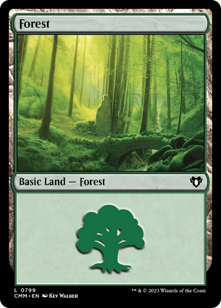 Forest (799) [Commander Masters] MTG Single Magic: The Gathering  | Multizone: Comics And Games