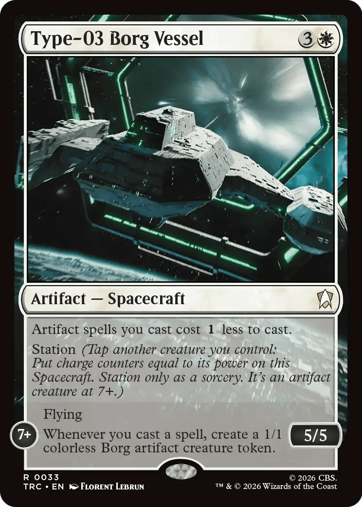 Type-03 Borg Vessel [Star Trek Commander] MTG Single Magic: The Gathering  | Multizone: Comics And Games
