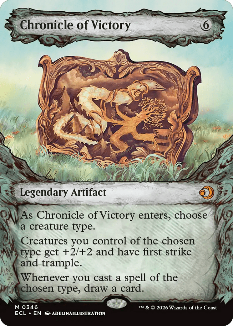 Chronicle of Victory (Showcase) [Lorwyn Eclipsed] MTG Single Magic: The Gathering  | Multizone: Comics And Games