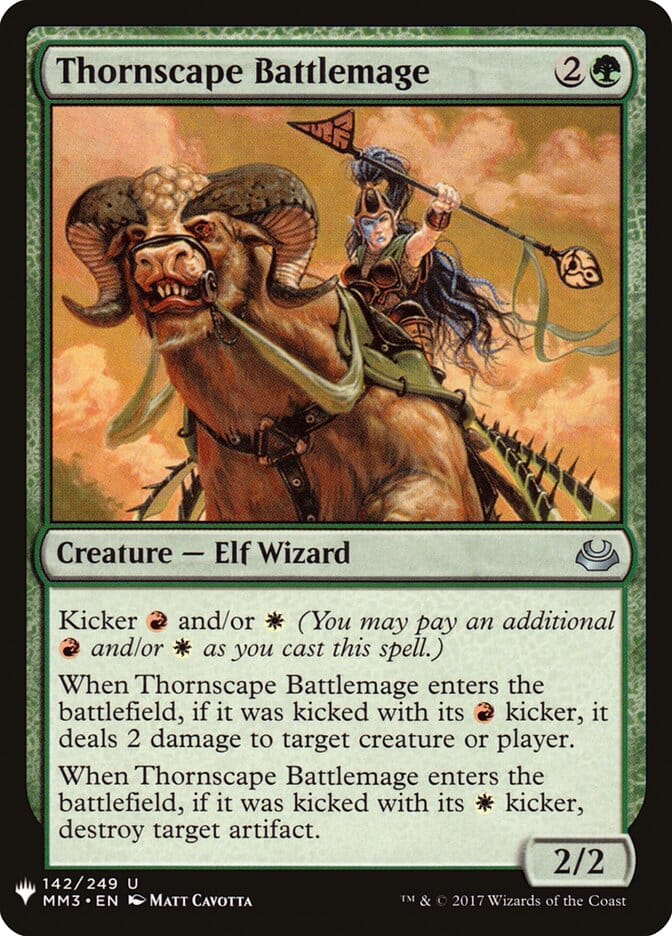 Thornscape Battlemage [Mystery Booster] MTG Single Magic: The Gathering  | Multizone: Comics And Games