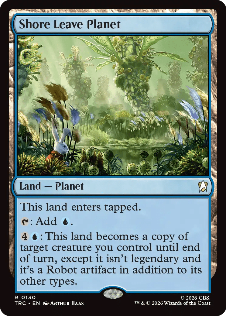 Shore Leave Planet (Surge Foil) [Star Trek Commander] MTG Single Magic: The Gathering  | Multizone: Comics And Games