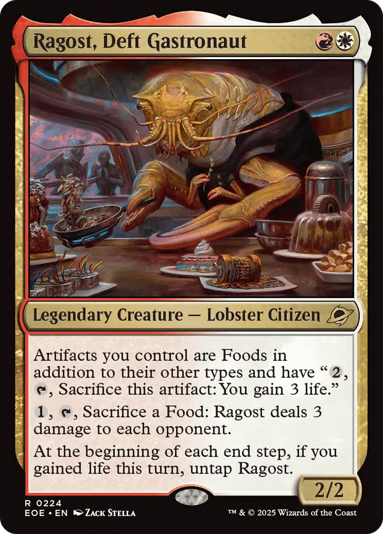 Ragost, Deft Gastronaut [Edge of Eternities] MTG Single Magic: The Gathering  | Multizone: Comics And Games