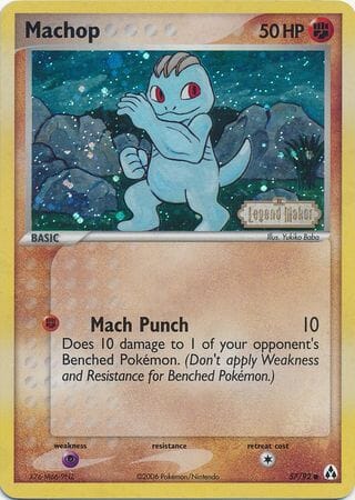 Machop (57/92) (Stamped) [EX: Legend Maker] Pokemon Single Pokémon  | Multizone: Comics And Games