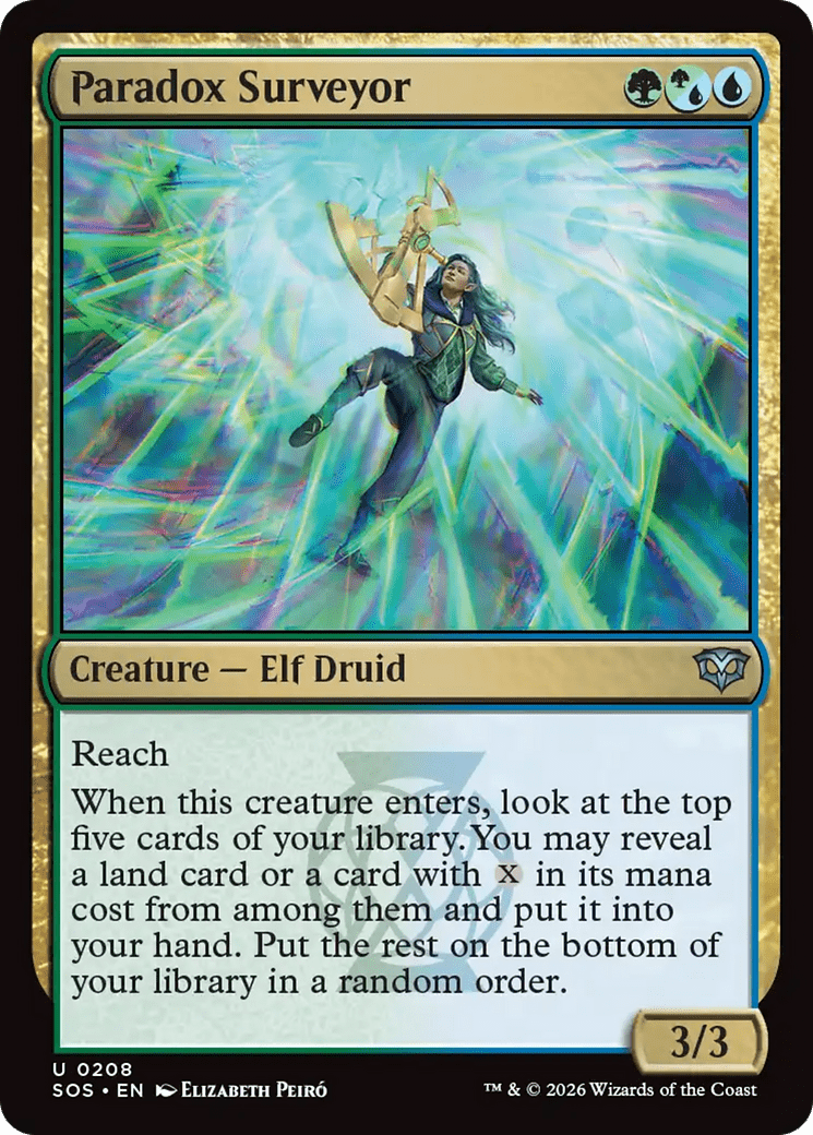 Paradox Surveyor [Secrets of Strixhaven] MTG Single Magic: The Gathering  | Multizone: Comics And Games