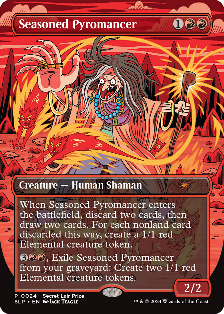Seasoned Pyromancer [Pro Tour Promos] MTG Single Magic: The Gathering  | Multizone: Comics And Games
