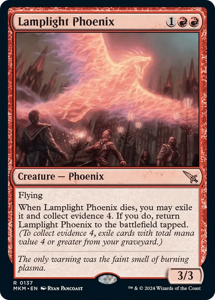 Lamplight Phoenix [Murders at Karlov Manor] MTG Single Magic: The Gathering  | Multizone: Comics And Games