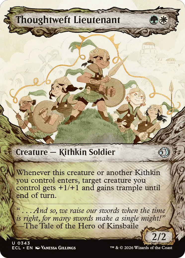 Thoughtweft Lieutenant (Showcase) [Lorwyn Eclipsed] MTG Single Magic: The Gathering  | Multizone: Comics And Games