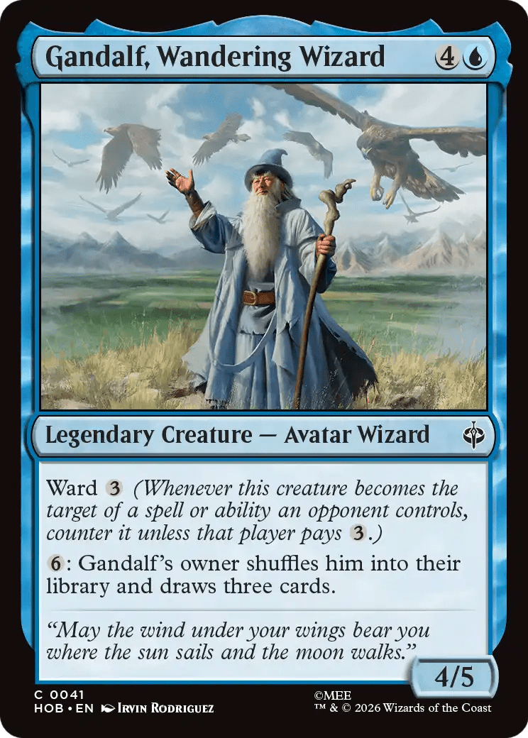 Gandalf, Wandering Wizard [The Hobbit] MTG Single Magic: The Gathering  | Multizone: Comics And Games