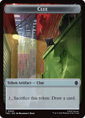 Ooze // Clue Double-Sided Token [Teenage Mutant Ninja Turtles Commander Tokens] MTG Single Magic: The Gathering  | Multizone: Comics And Games
