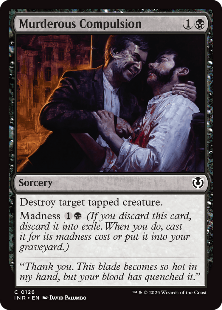 Murderous Compulsion [Innistrad Remastered] MTG Single Magic: The Gathering  | Multizone: Comics And Games