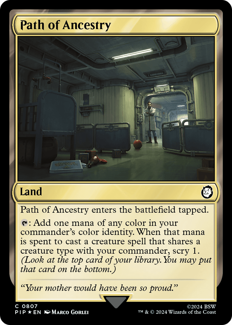 Path of Ancestry (Surge Foil) [Fallout] MTG Single Magic: The Gathering  | Multizone: Comics And Games
