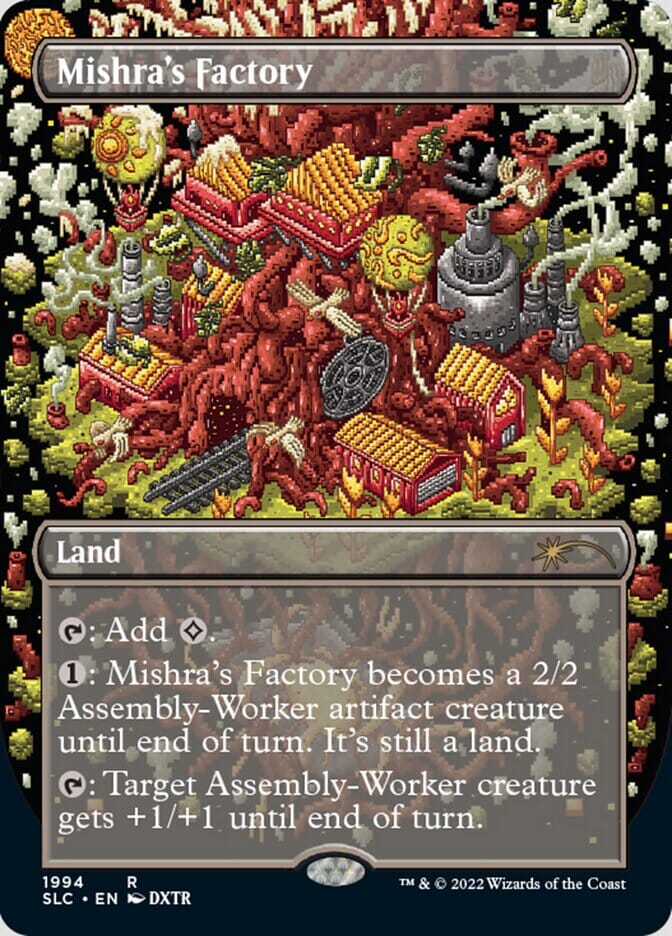 Mishra's Factory (Borderless) [Secret Lair Countdown Kit] MTG Single Magic: The Gathering  | Multizone: Comics And Games