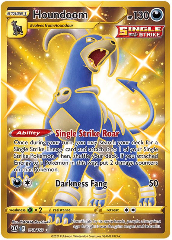 Houndoom (179/163) [Sword & Shield: Battle Styles] Pokemon Single Pokémon  | Multizone: Comics And Games