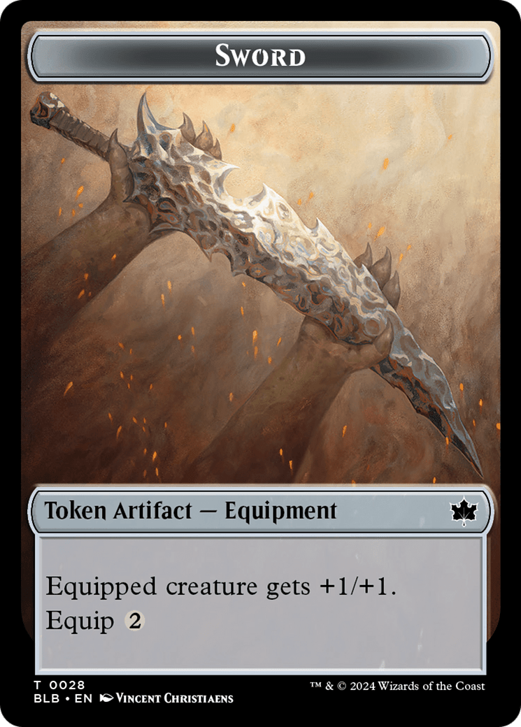 Sword // Manifold Mouse Double-Sided Token [Bloomburrow Tokens] MTG Single Magic: The Gathering  | Multizone: Comics And Games