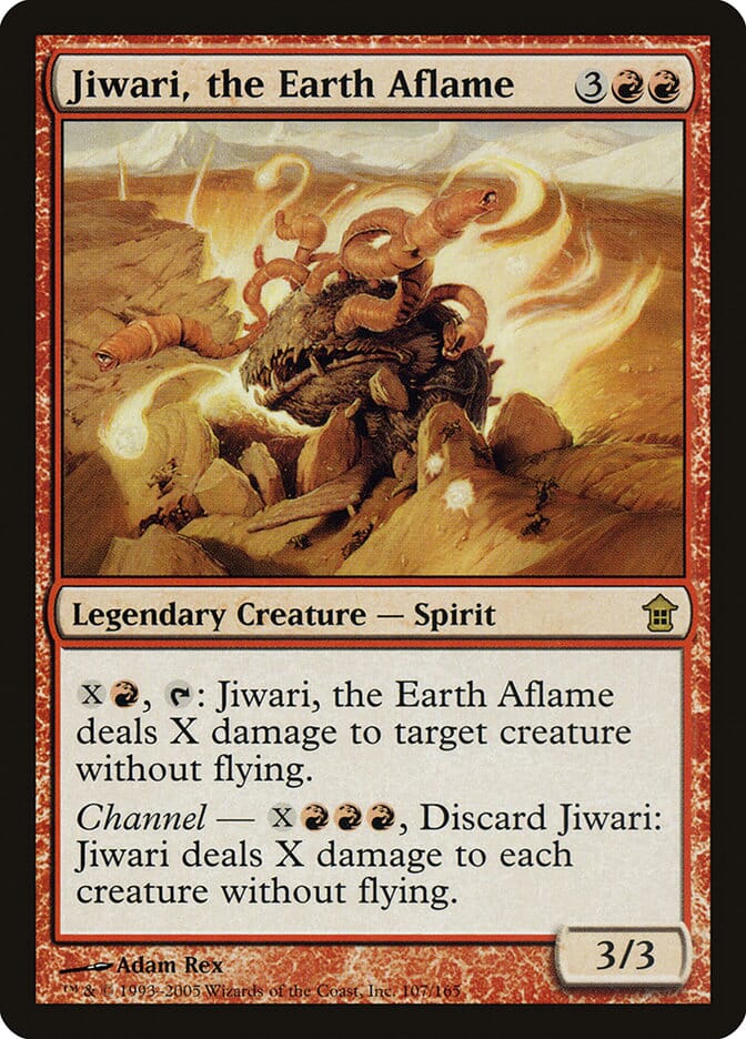 Jiwari, the Earth Aflame [Saviors of Kamigawa] MTG Single Magic: The Gathering  | Multizone: Comics And Games