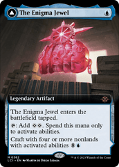The Enigma Jewel // Locus of Enlightenment (Extended Art) [The Lost Caverns of Ixalan] MTG Single Magic: The Gathering  | Multizone: Comics And Games