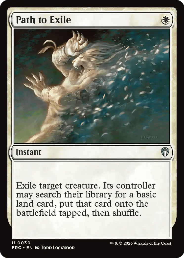 Path to Exile [Reality Fracture Commander] MTG Single Magic: The Gathering  | Multizone: Comics And Games