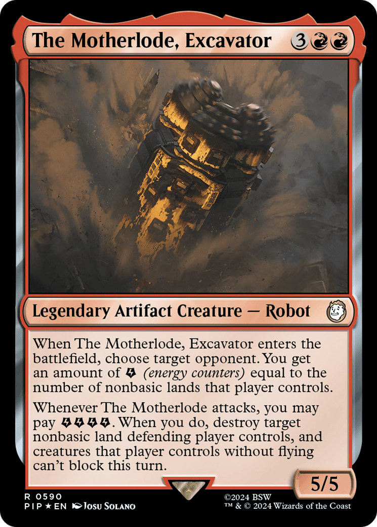 The Motherlode, Excavator (Surge Foil) [Fallout] MTG Single Magic: The Gathering  | Multizone: Comics And Games