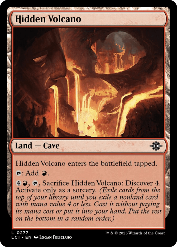 Hidden Volcano [The Lost Caverns of Ixalan] MTG Single Magic: The Gathering  | Multizone: Comics And Games