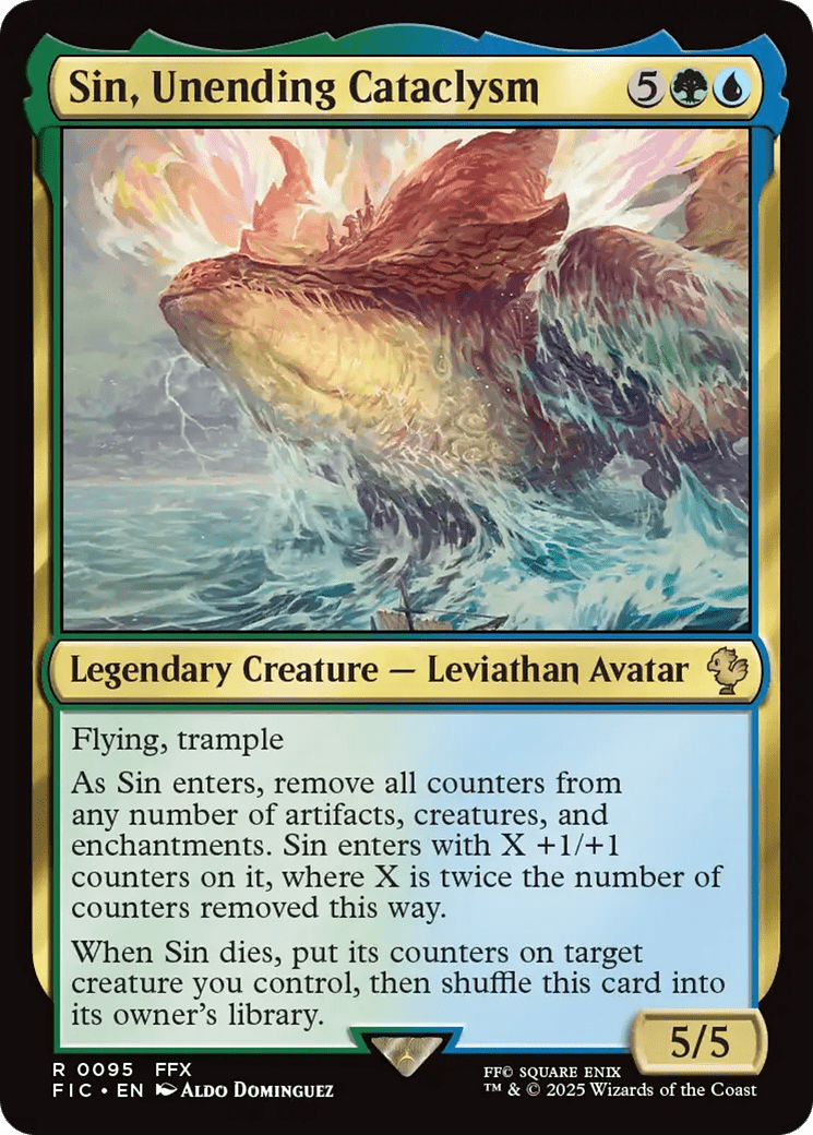 Sin, Unending Cataclysm [FINAL FANTASY Commander] MTG Single Magic: The Gathering  | Multizone: Comics And Games