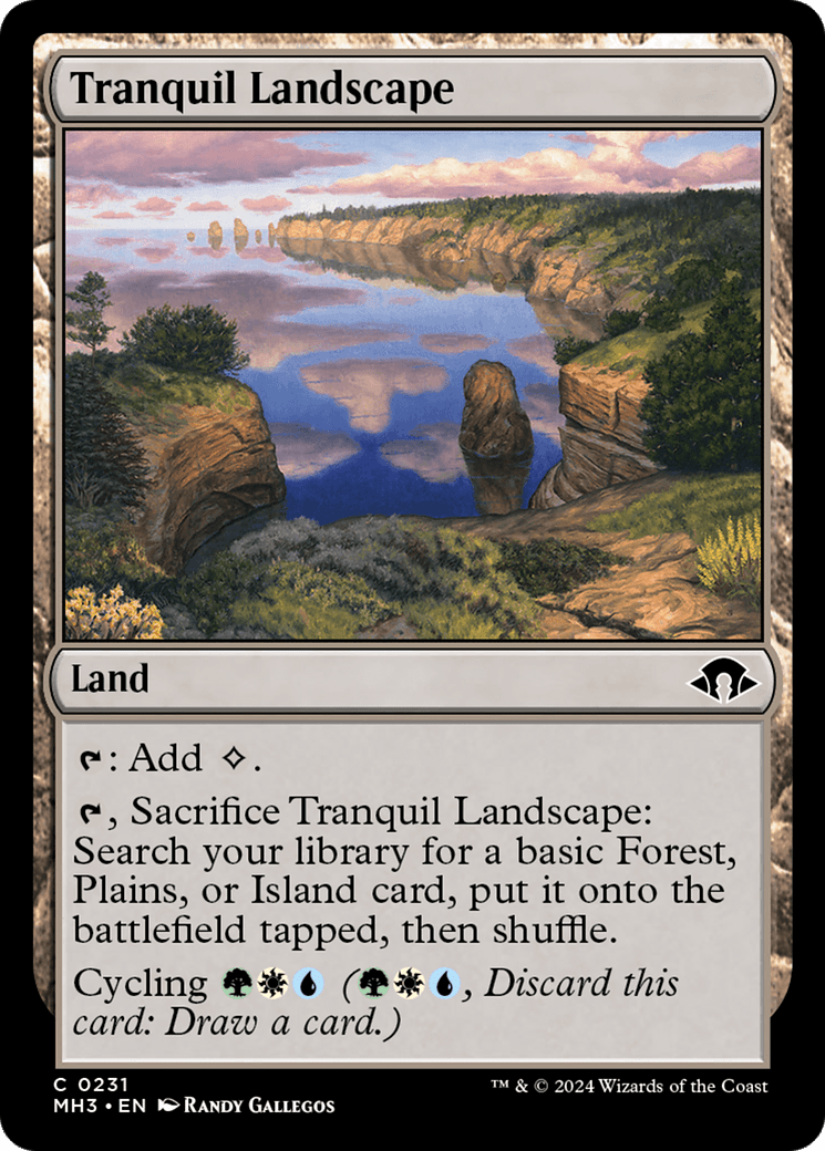 Tranquil Landscape [Modern Horizons 3] MTG Single Magic: The Gathering  | Multizone: Comics And Games