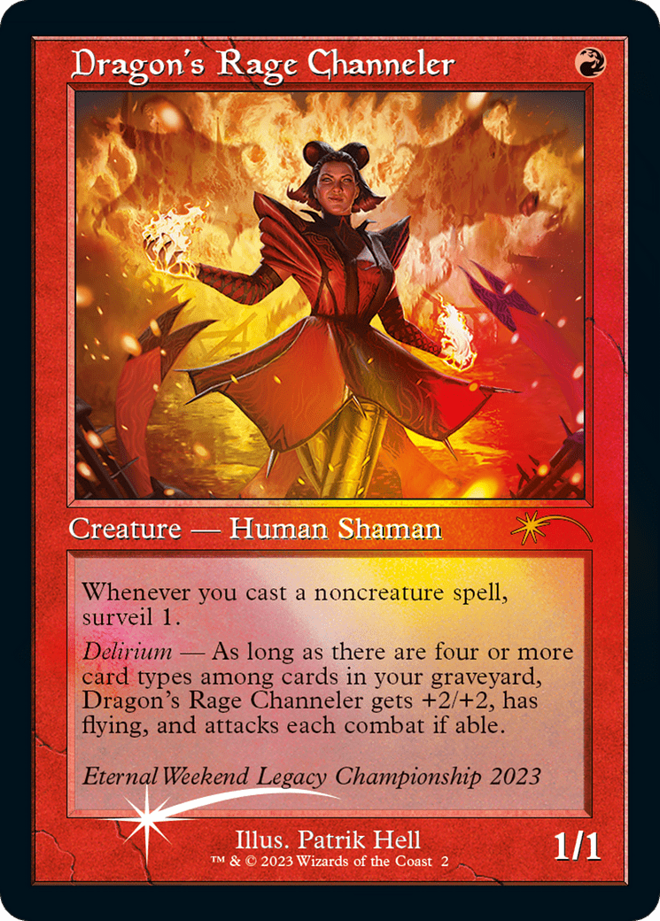 Dragon's Rage Channeler (Retro Frame) [MagicFest 2023] MTG Single Magic: The Gathering  | Multizone: Comics And Games