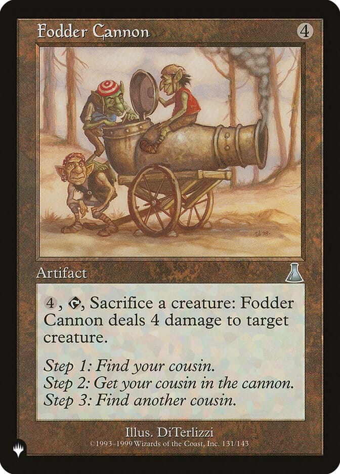 Fodder Cannon [The List] MTG Single Magic: The Gathering  | Multizone: Comics And Games