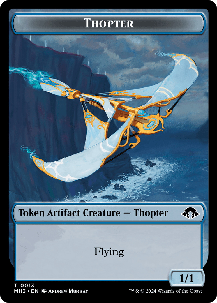 Thopter Token [Modern Horizons 3 Tokens] MTG Single Magic: The Gathering  | Multizone: Comics And Games