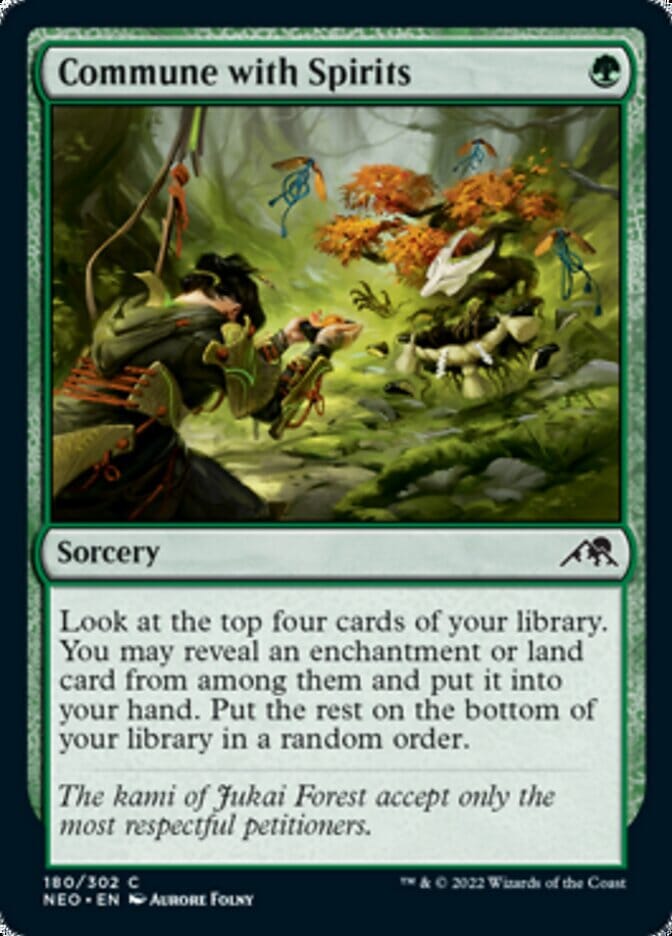 Commune with Spirits [Kamigawa: Neon Dynasty] MTG Single Magic: The Gathering  | Multizone: Comics And Games
