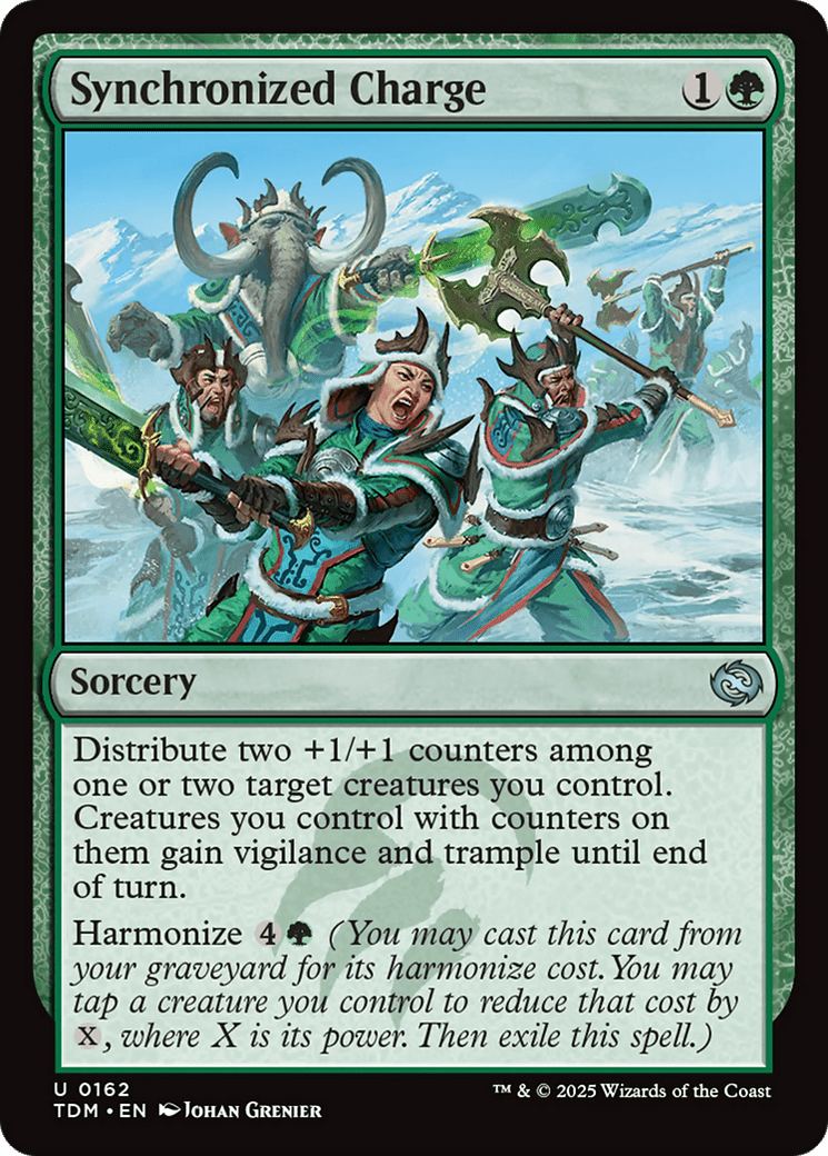 Synchronized Charge [Tarkir: Dragonstorm] MTG Single Magic: The Gathering  | Multizone: Comics And Games