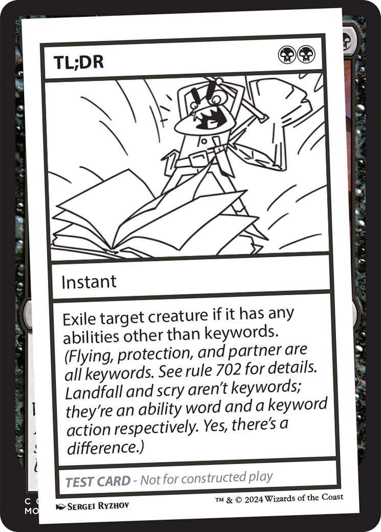 TL;DR [Mystery Booster 2 Playtest Cards] MTG Single Magic: The Gathering  | Multizone: Comics And Games