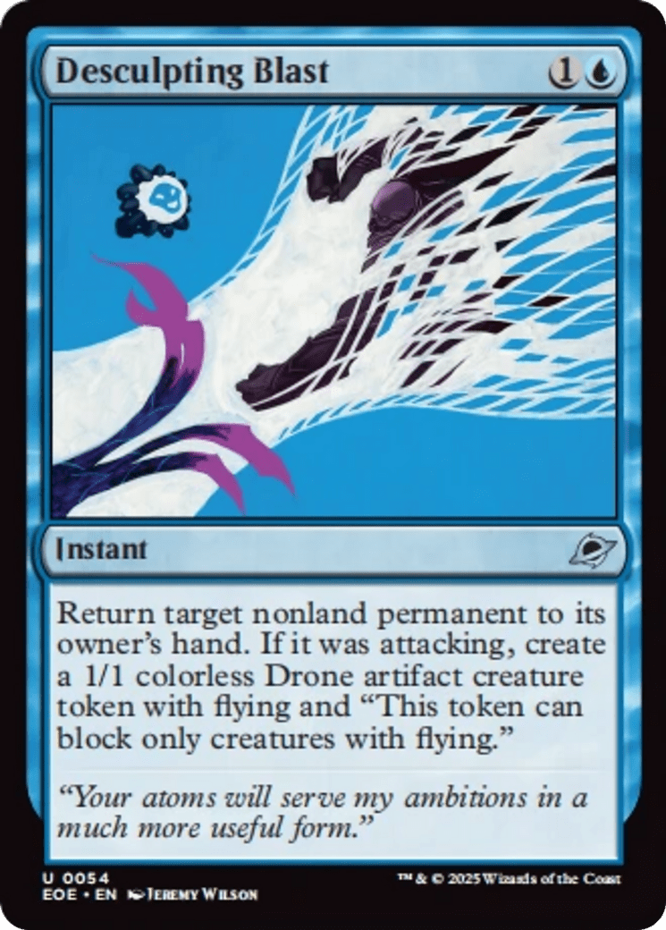Desculpting Blast [Edge of Eternities] MTG Single Magic: The Gathering  | Multizone: Comics And Games